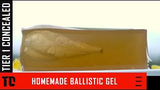 Homemade Ballistic Gel vs Clear Ballistics Synthetic Gelatin [upl. by Artenak]