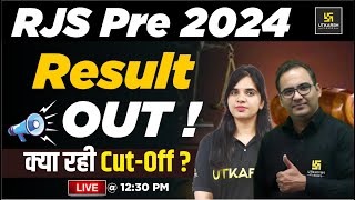 RJS Pre 2024 Result OUT  RJS Pre Cut Off 2024  Utkarsh Law Classes  Sanyog Sir amp Rekha Maam [upl. by Anitneuq569]