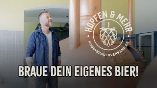 Hopfen und mehr Braue dein eigenes Bier  Werbespot  4K [upl. by Ilario]