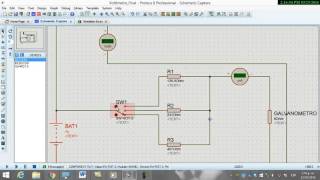 Simulación Voltimetro Galvanómetro de Darsonval [upl. by Geoffrey]