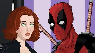 Cartoon HookUps Deadpool and Black Widow [upl. by Ynnej924]