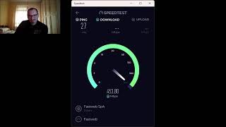 Speedtest 15112024 Fastweb 5g su Router DECO X50 5g [upl. by Incrocci]