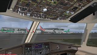 FSX Flight1Virtualcol ATR 72500 landing at Dublin Airport EIDW [upl. by Anahs]