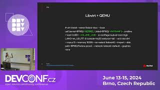 Road to testing applications on RISCV with QEMU and Fedora  DevConfCZ 2024 [upl. by Lekcim386]