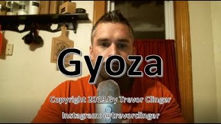 How To Pronounce Gyoza [upl. by Anoo]