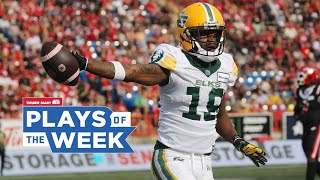 CFL Plays of the Week  Week 13 2024 [upl. by Asiuqram]