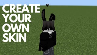 How to create your own 4d skin in minecraft bedrock works on hive [upl. by Huey137]