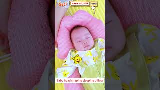 How to Avoid Flat Head Syndrome Check Out the Baby Head Shaping Pillow baby [upl. by Antonina26]