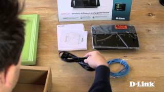 Getting Started Wireless N PowerLine Gigabit Router DHP1565 [upl. by Ulrick]