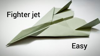 How to make a paper fighter jet [upl. by Conni]