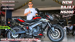 New Bajaj Ns200 Finally in Nepal 🔥 Bajaj Ns200 price in Nepal 2024 [upl. by Nonnag]