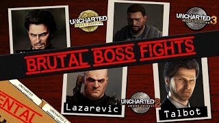 Uncharted Brutal Mode Boss Fight Guide How to beat Navarro Draza Lazarevic and Talbot [upl. by Obrien]