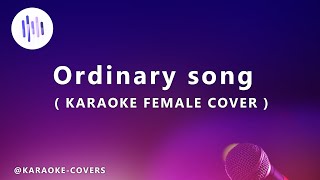 Ordinary Song  Marc  Karaoke Acoustic Cover   Elli Monade [upl. by Ahsiki113]