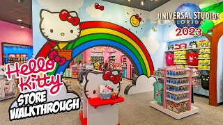 HELLO KITTY Shop Full Tour at Universal Studios Florida Feb 2023 4K [upl. by Ardeen401]