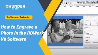 How to Engrave a Photo in the RDWorks V8 Software [upl. by Jyoti]