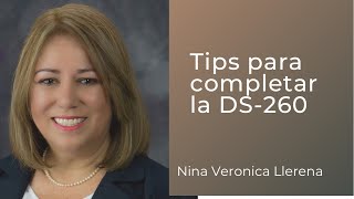 Tips para completar la DS260 para la Visa de Diversidad 2022 [upl. by Tihw]