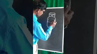 Drawing a Cylinder shrots drawing learndraw ytshorts easydrawing How to draw cylinder [upl. by Daphna854]