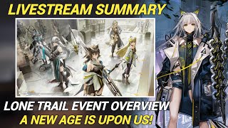 Everything You Need To Know About Lone Trail Event and Arknights JP Livestream Summary [upl. by Lzeil]