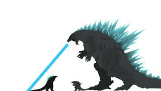 Godzilla Earth And Filius Vs LegendaryGodzilla [upl. by Janene322]