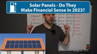 Solar Panels  Do They Make Financial Sense in 2023 [upl. by Ilac]