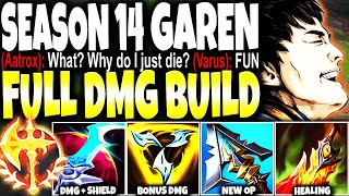 A Max Damage Season 14 Garen Build Guide to have some fun vs 2024 ADCS 🔥 LoL Top Garen s14 Gameplay [upl. by Inalem]