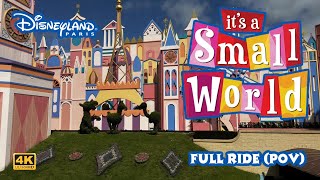 It´s a Small World  Full Ride POV in 4K at Disneyland Paris disney smallworld disneylandparis [upl. by Jews]