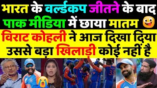 Pak Media on India won the ICC T20 WC 2024  India vs South Africa World Cup Final  Pak Media React [upl. by Rad]