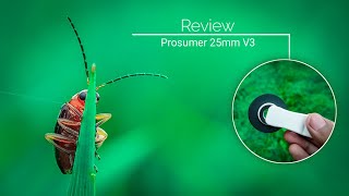 Prosumer 25mm macro lens review video test [upl. by Michaeu]