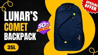 Lunar Comet 35l Backpack  Lunars Comet 35l Water Resistant Travel Backpack [upl. by Asi]