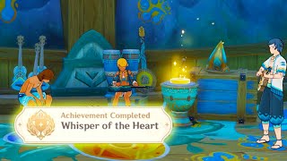 Whisper of the Heart Hidden Achievement  Location  Genshin Impact 50 [upl. by Analle111]