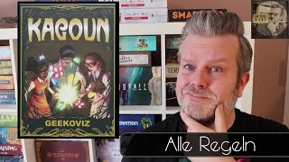 Kagoun  alle Regeln  Ein Kartenspiel mit Tiefe [upl. by Sherie]