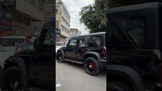 Alloys upgrade in Thar Roxx😰😱 trending car reels automobile yt thar travel funny gaming [upl. by Cramer529]