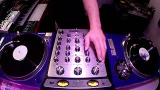 Omnitronic TRM222 Rotary Mixer DubTech VinylSet Korg KaossPad KP3 Hologram Effects 1210 MK2 [upl. by Keryt]