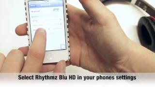 How To Use The Rhythmz Blu HD Bluetooth Headphones [upl. by Metcalf]