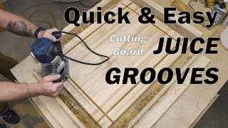 The Easiest Way To Make A Juice Groove  How To Make A Juice Groove In A Cutting Board [upl. by Luap792]