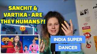 DANCER REACTION TO SANCHIT amp VARTIKA AT INDIA SUPER DANCER 4 WAIT WHAT [upl. by Eux74]