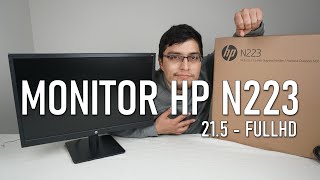 UNBOXING MONITOR HP N223  FULLHD [upl. by Acinoed991]