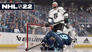 NHL 22 BE A PRO 21 FIGHTING MY OWN TEAMMATE [upl. by Waxman]