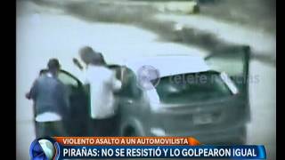 Video de un violento robo en Quilmes  Telefe Noticias [upl. by Dario]