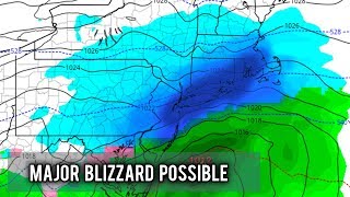 Major Blizzard Possible this Weekend [upl. by Lorolla172]