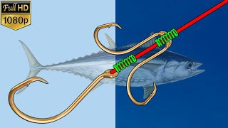 Very strong  How to tie a hook for big fish  Fishing knots [upl. by Conlee]