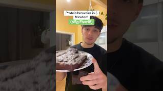 Protein Brownies brownies food protein fast proteinfoodidea [upl. by Amelus242]