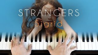 Strangers  Sigrid piano tutorial [upl. by Noyk137]