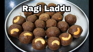 சத்தான ராகி லட்டு Ragi Ladoo Recipe in TamilKezhvaragu Laddu [upl. by Garey]