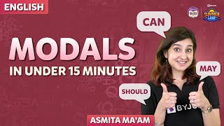 Modals In Under 15 Minutes  BYJUS [upl. by Aziul]