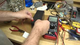 TEC12706 How To Test Peltier Cooler Module from wine cooler [upl. by Veradia]