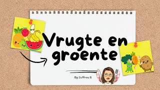 Vrugte en groente rympie Fruit and vegetables rhyme [upl. by Serg166]