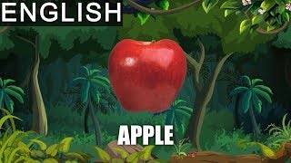 Apple  Fruits  Pre School  Animated Educational Videos For Kids [upl. by Enohsal]