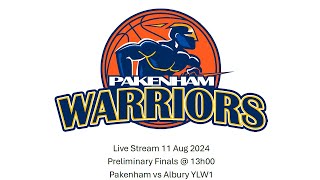 Pakenham vs Albury YLW1  11 August 2024 Preliminary Finals 13h00 [upl. by Chow]