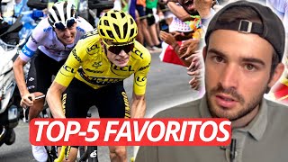 Los 5 FAVORITOS para el TOUR DE FRANCIA 2024 [upl. by Anialram112]